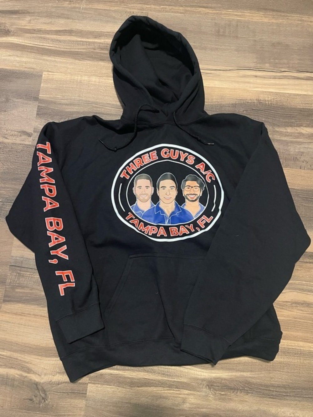 Three Guys A/C Tampa Bay Graphic Hoodie!
